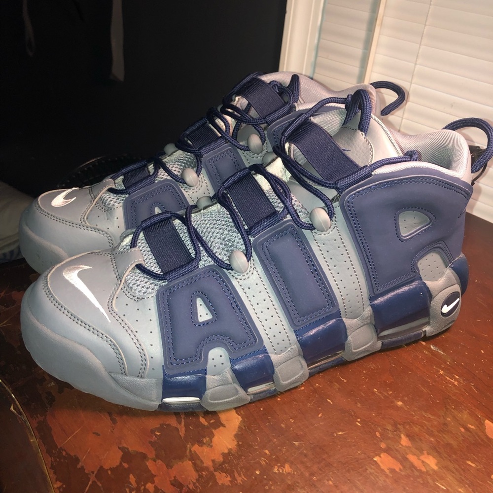 Nike uptempo cool grey size 12